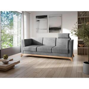 Sit & More TROJMIESTNA POHOVKA, textil, sivá vyobraziť