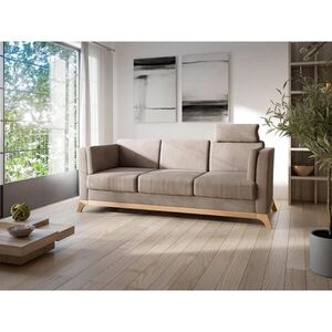 Sit & More TROJMIESTNA POHOVKA, textil, taupe vyobraziť