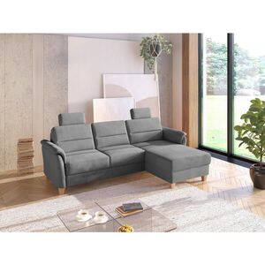 Sit & More ROHOVÁ SEDAČKA, textil, sivá vyobraziť