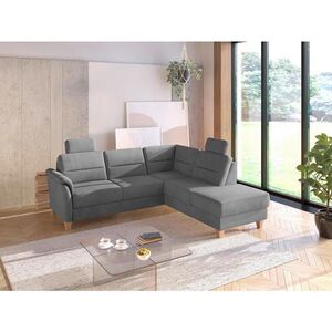 Sit & More ROHOVÁ SEDAČKA, textil, sivá vyobraziť