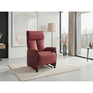 Sit & More RELAXAČNÉ KRESLO, koža, červenohnedá vyobraziť
