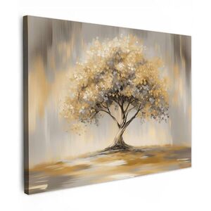 MuchoWow OBRAZ NA PLÁTNE Maľba - Strom - Abstraktné - Listy 80x60 cm vyobraziť