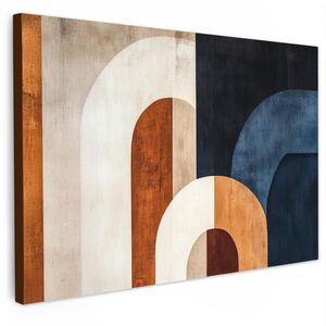 MuchoWow OBRAZ NA PLÁTNE Abstraktné - Tvary - Tmavo modrá 60x40 cm vyobraziť