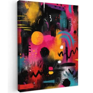 MuchoWow OBRAZ NA PLÁTNE Farebné plochy - Tvary - Farebné - Abstraktné 30x40 cm vyobraziť