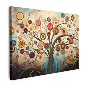 MuchoWow OBRAZ NA PLÁTNE Strom - Strom života - Farba 40x30 cm vyobraziť