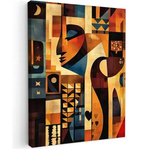 MuchoWow OBRAZ NA PLÁTNE Čísla - Abstrakt - Symboly 30x40 cm vyobraziť