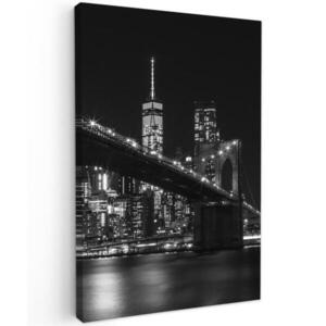 MuchoWow OBRAZ NA PLÁTNE New York - Brooklyn - most 60x90 cm vyobraziť