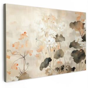 MuchoWow OBRAZ NA PLÁTNE Kvety - Japonsko - Wabi sabi 90x60 cm vyobraziť