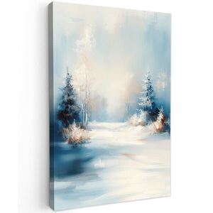 MuchoWow OBRAZ NA PLÁTNE Les – Zima – Príroda – Abstrakt – Sneh 60x90 cm vyobraziť