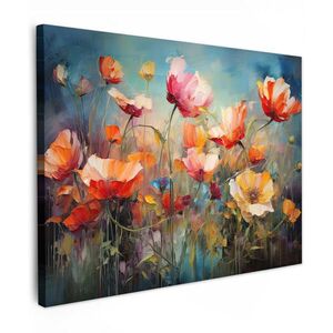 MuchoWow OBRAZ NA PLÁTNE Kvety - Akvarel - Umenie - Botanické - Príroda 80x60 cm vyobraziť