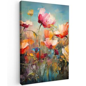 MuchoWow OBRAZ NA PLÁTNE Kvety - Akvarel - Umenie - Botanické - Príroda 80x120 cm vyobraziť