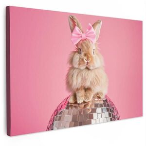 MuchoWow OBRAZ NA PLÁTNE Luk - Discoball - Králik 60x40 cm vyobraziť