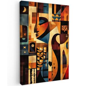MuchoWow OBRAZ NA PLÁTNE Čísla - Abstrakt - Symboly 60x90 cm vyobraziť