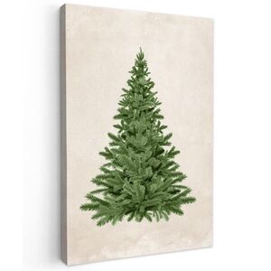 MuchoWow OBRAZ NA PLÁTNE Vianočný stromček - Zelená - Vianoce - Sviatky 60x90 cm vyobraziť