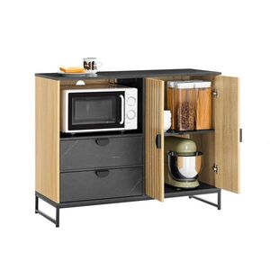 SoBuy KUCHYNSKÁ skrinka s 2 zásuvkami 107x40x85cm Moderný vyobraziť
