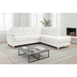 Sit & More ROHOVÁ SEDAČKA, koža, textil, biela vyobraziť