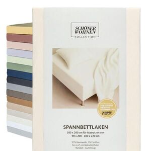Schöner Wohnen NAPÍNACIE prestieradlo FLAT vyobraziť