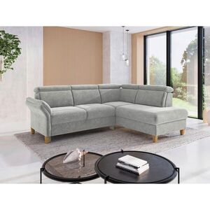 Sit & More ROHOVÁ SEDAČKA, textil, svetlosivá vyobraziť