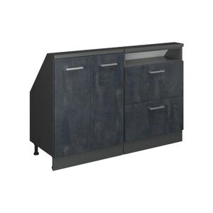 Vicco KUCHYNSKÁ SKRIŇA PRE ŠIKMÉ STRECHY R-Line Čierny betón 120 cm Súprava 2 vyobraziť