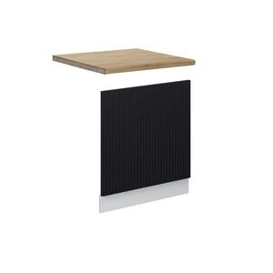 Vicco PREDNÝ PANEL Fame-Line Čierny pruhovaný 60 cm , AP Oak vyobraziť
