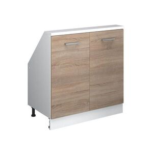 Vicco KUCHYNSKÁ SKRIŇA PRE ŠIKMÉ STRECHY R-Line Sonoma 80 cm s 2 dverami vyobraziť