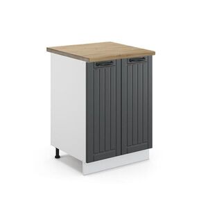 Vicco KUCHYNSKÁ SPODNÁ SKRINKA Fame-Line Antracitový vidiecky dom 60 cm , AP Oak vyobraziť