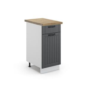 Vicco KUCHYNSKÁ SPODNÁ SKRINKA Fame-Line Antracitový vidiecky dom 40 cm , AP Oak vyobraziť