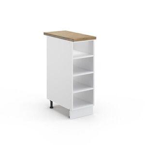 Vicco KUCHYNSKÁ POLICA Fame-Line biely 30 cm , AP Oak vyobraziť