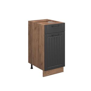 Vicco KUCHYNSKÁ SPODNÁ SKRINKA Fame-Line Tmavo-sivá 40 cm , AP Oak vyobraziť