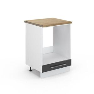Vicco SKRINKA NA PRESTAVBU SPORÁKA Fame-Line Antracit vysoký lesk 60 cm , AP Oak vyobraziť
