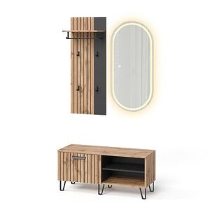 Vicco ŠATNÍKOVÁ SKRIŇA Amber Dub Wotan 100 x 100 cm 3 časti vyobraziť