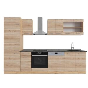 Vicco KUCHYNSKÝ KÚT R-Line Dub Sonoma/Goldkraft 300 cm , AP Antracit vyobraziť