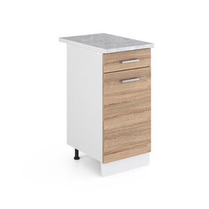 Vicco SPODNÁ SKRINKA R-Line Sonoma 40 cm so zásuvkou, s pracovnou doskou vyobraziť