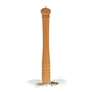 Relaxdays MLYNČEK Prírodná bukové drevo keramický mlynček 51, 5 cm vyobraziť