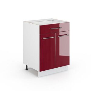 Vicco KUCHYNSKÁ SPODNÁ SKRINKA Fame-Line Bordeaux vysoký lesk 60 cm so zásuvkou, bez pracovnej dosky vyobraziť