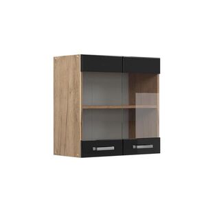 Vicco KUCHYNSKÁ SKLENENÁ SKRINKA R-Line Čierny vysoký lesk 60 cm vyobraziť