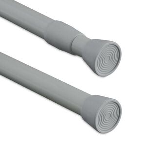 Relaxdays TELESKOPICKÁ TYČ Sivá nehrdzavejúca oceľ napínacia 66-110 cm vyobraziť