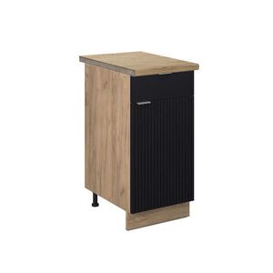 Vicco KUCHYNSKÁ SPODNÁ SKRINKA Fame-Line Čierny pruhovaný 40 cm , AP Oak vyobraziť