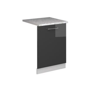 Vicco PREDNÝ PANEL UMÝVAČKY RIADU Fame-Line Antracit vysoký lesk 60 cm s pracovnou doskou vyobraziť