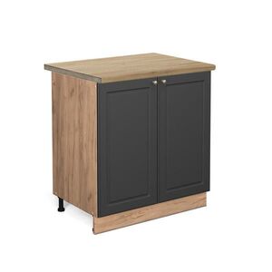 Vicco SPODNÁ SKRINKA POD DREZ Fame-Line Antracitové zlato 80 cm , AP Oak vyobraziť