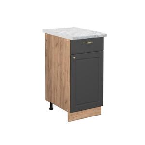 Vicco KUCHYNSKÁ SPODNÁ SKRINKA Fame-Line Antracitové zlato 40 cm , AP Marble vyobraziť