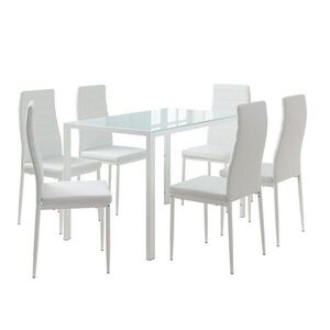 Vicco JEDÁLENSKÝ STÔL Grand biely 120 x 75 cm so 6 stoličkami vyobraziť
