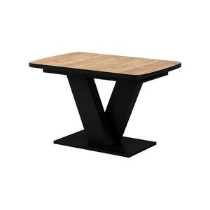Vicco JEDÁLENSKÝ STÔL Fenaro, Dub Goldkraft/čierna, 120-160 x 80 cm 2 časti vyobraziť