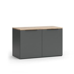 Vicco PRÍBORNÍK Wido antracitová 80 x 50 cm s 2 dverami vyobraziť