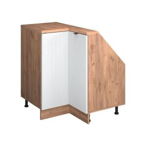 Vicco ŠIKMÁ SKRIŇA ROHOVÁ SKRINKA Rion Biele zvlnenie 75.6 x 81.6 cm s 1 dverami vyobraziť