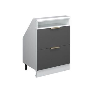 Vicco ŠIKMÁ SKRIŇA Rion Antracitové zlato 60 x 81.6 cm s 2 zásuvkami vyobraziť