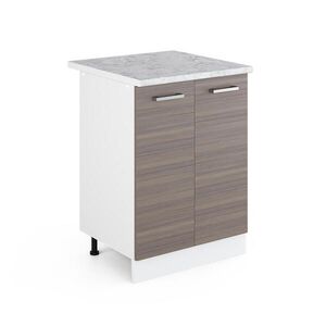 Vicco SPODNÁ SKRINKA R-Line Šedá 60 cm s dvierkami, s pracovnou doskou vyobraziť