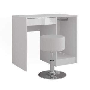 Vicco TOALETNÝ STOLÍK Sherry Biela/biela s vysokým leskom 89.8 cm so stoličkou vyobraziť