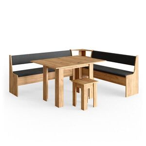 Vicco ROHOVÁ LAVICOVÁ SKUPINA Roman Dub Goldkraft 210 x 180 cm so stolom vyobraziť