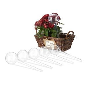 Relaxdays ZAVLAŽOVACIE-GULE Priehľadná 6-dielna-sada PVC 28 cm vyobraziť